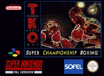 TKO Super Championship Boxing (Europe) box cover front